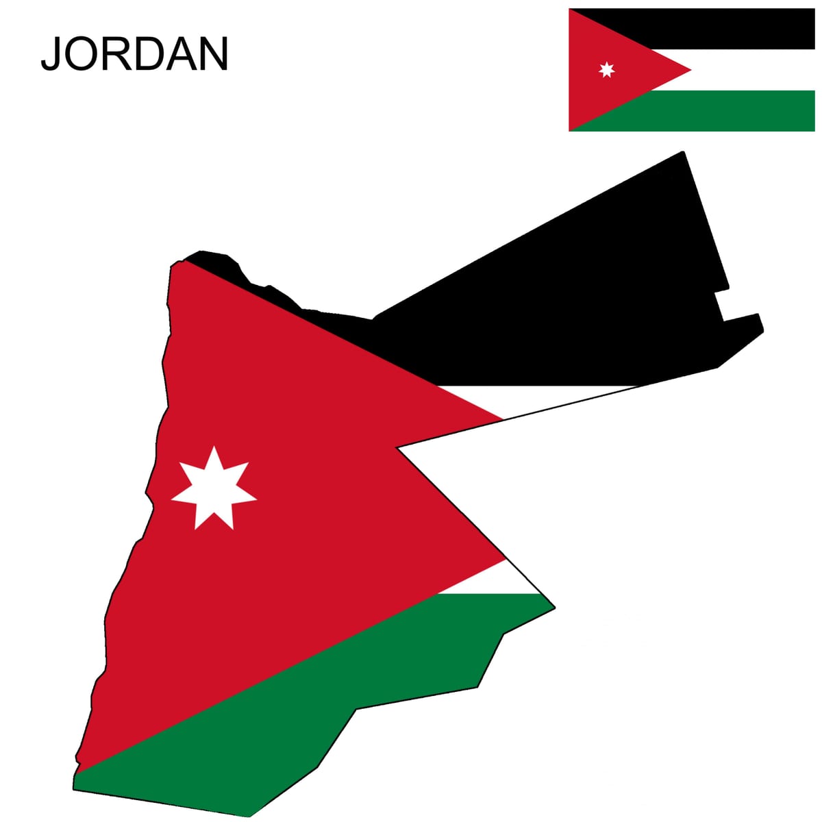 mapa do Jordão mapa bandeira