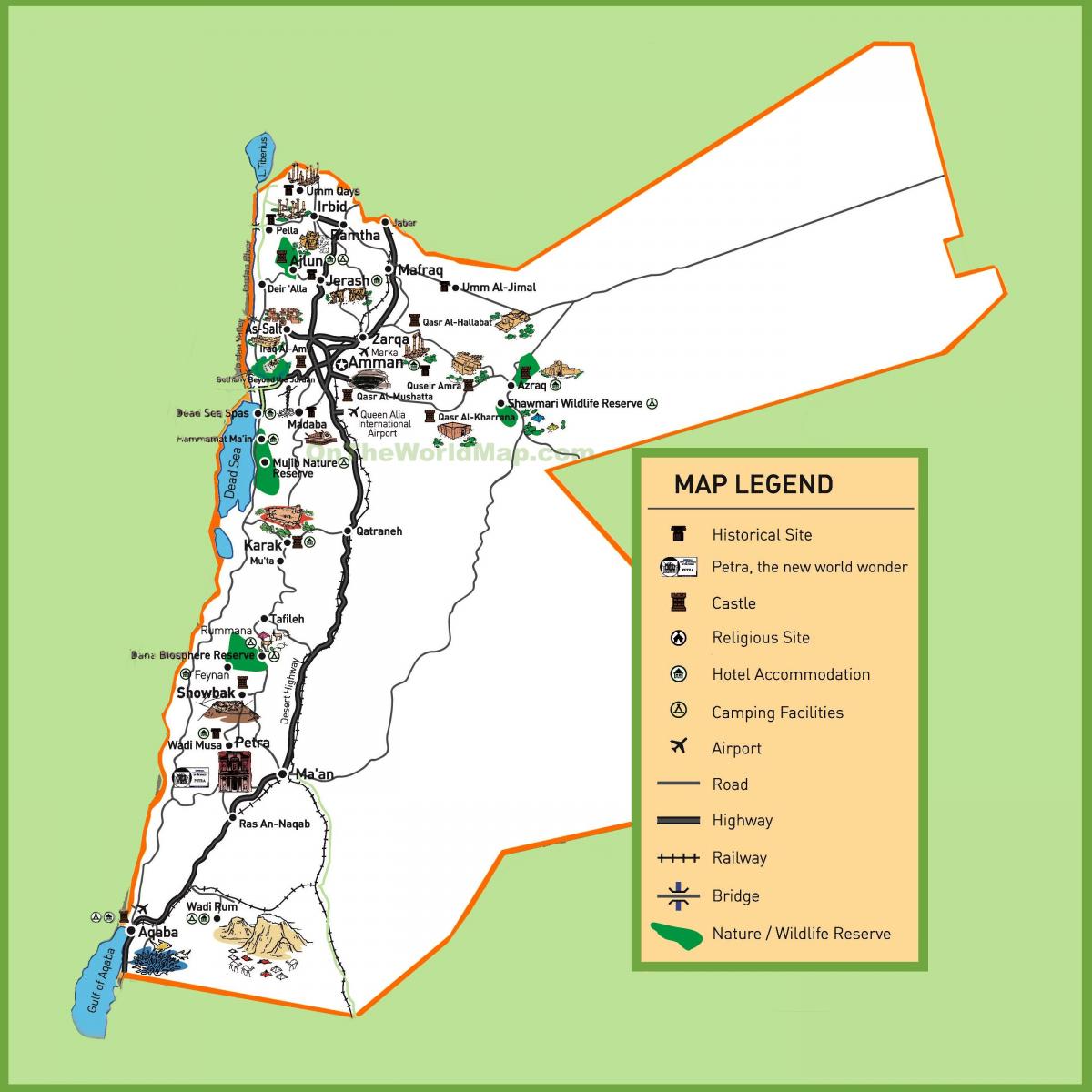 mapa do Jordão locais turísticos