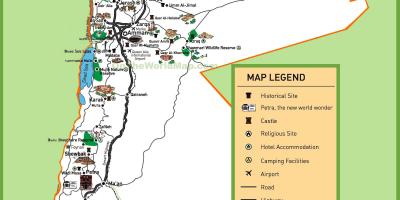 Mapa do Jordão locais turísticos
